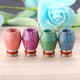 STAINLESS STEEL & WOOD WAVE TEXTURE WIDE BORE DRIP TIPS